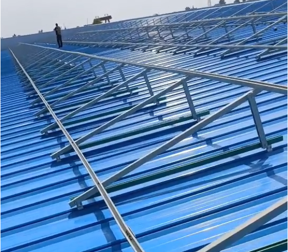 Composite solar mounting system for desert