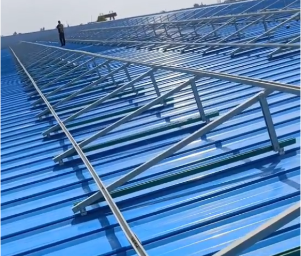 Composite solar mounting system for desert